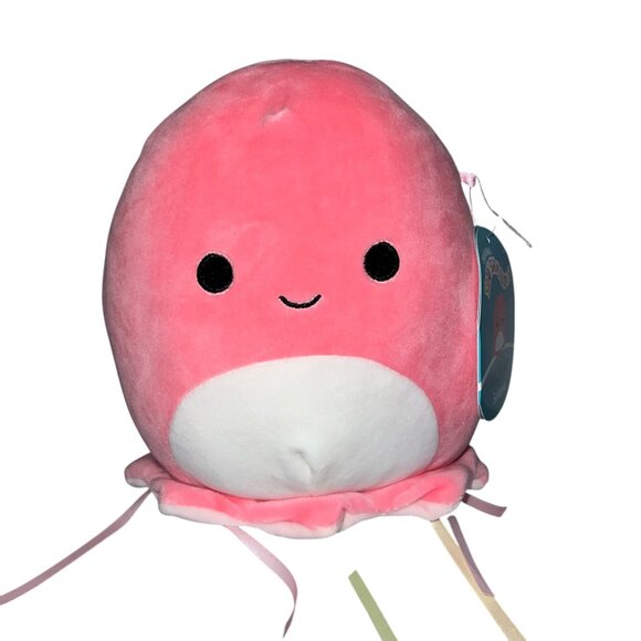 Selema the Jellyfish Squishmallow – Pink with Ribbons 8” NWT - Picture 1 of 1